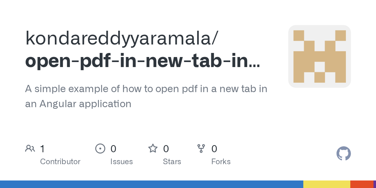 GitHub kondareddyyaramala/openpdfinnewtabinangular A simple