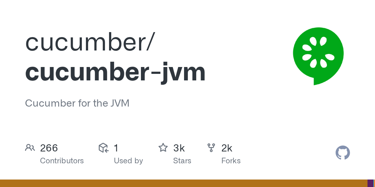 GitHub cucumber/cucumberjvm Cucumber for the JVM