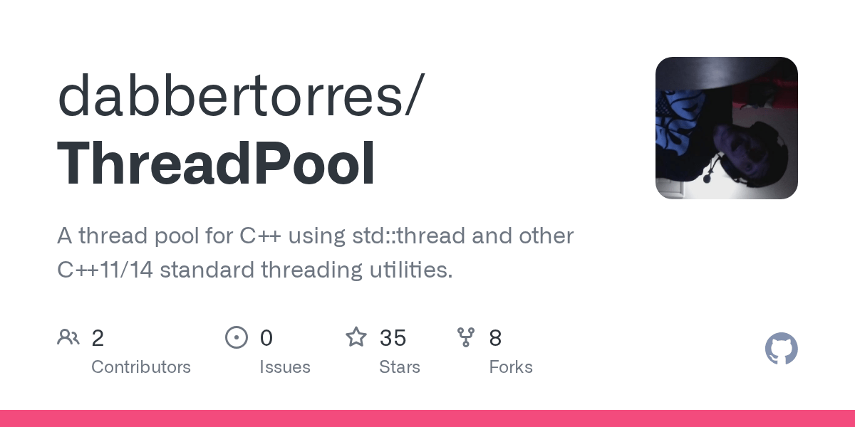 GitHub dabbertorres/ThreadPool A thread pool for C++ using std