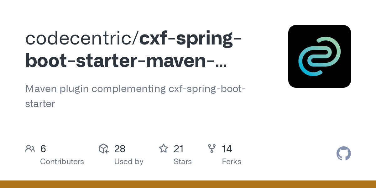 cxfspringbootstartermavenplugin/pom.xml at master · codecentric