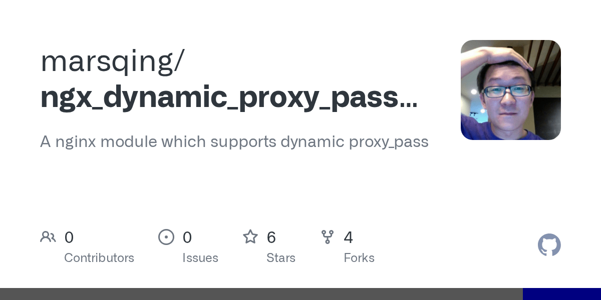 GitHub marsqing/ngx_dynamic_proxy_pass_module A nginx