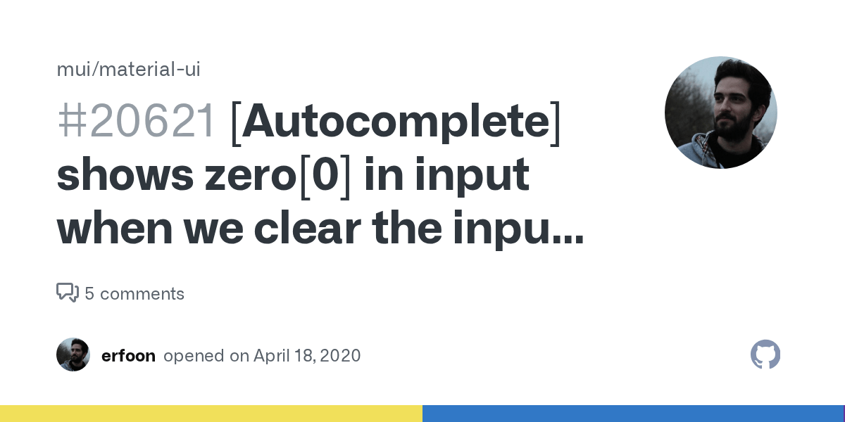 shows zero[0] in input when we clear the input
