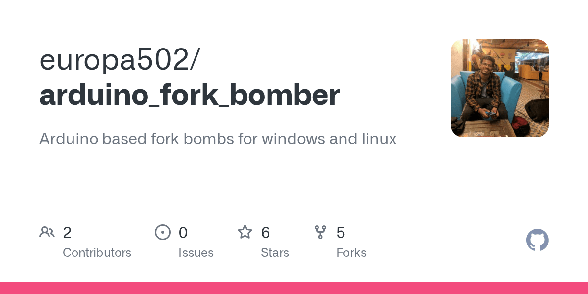 GitHub europa502/arduino_fork_bomber Arduino based fork bombs for