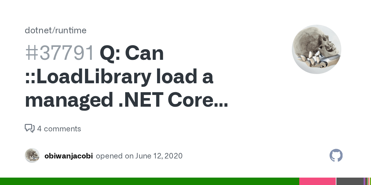 Q Can LoadLibrary load a managed Core assembly with 'DllExports