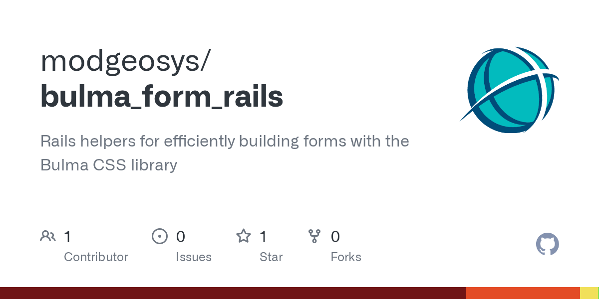GitHub modgeosys/bulma_form_rails Rails helpers for efficiently