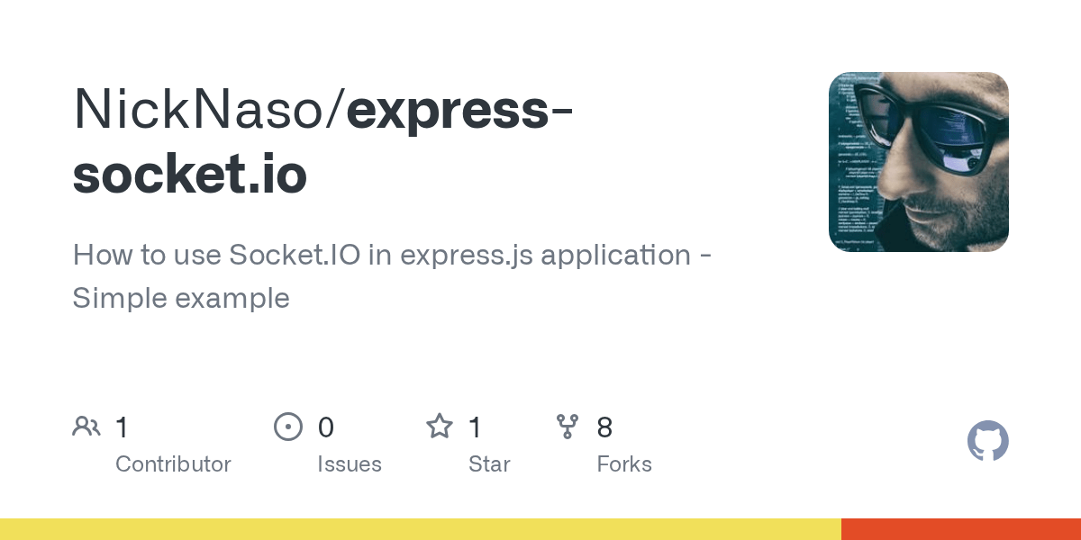 GitHub NickNaso/expresssocket.io How to use Socket.IO in express.js