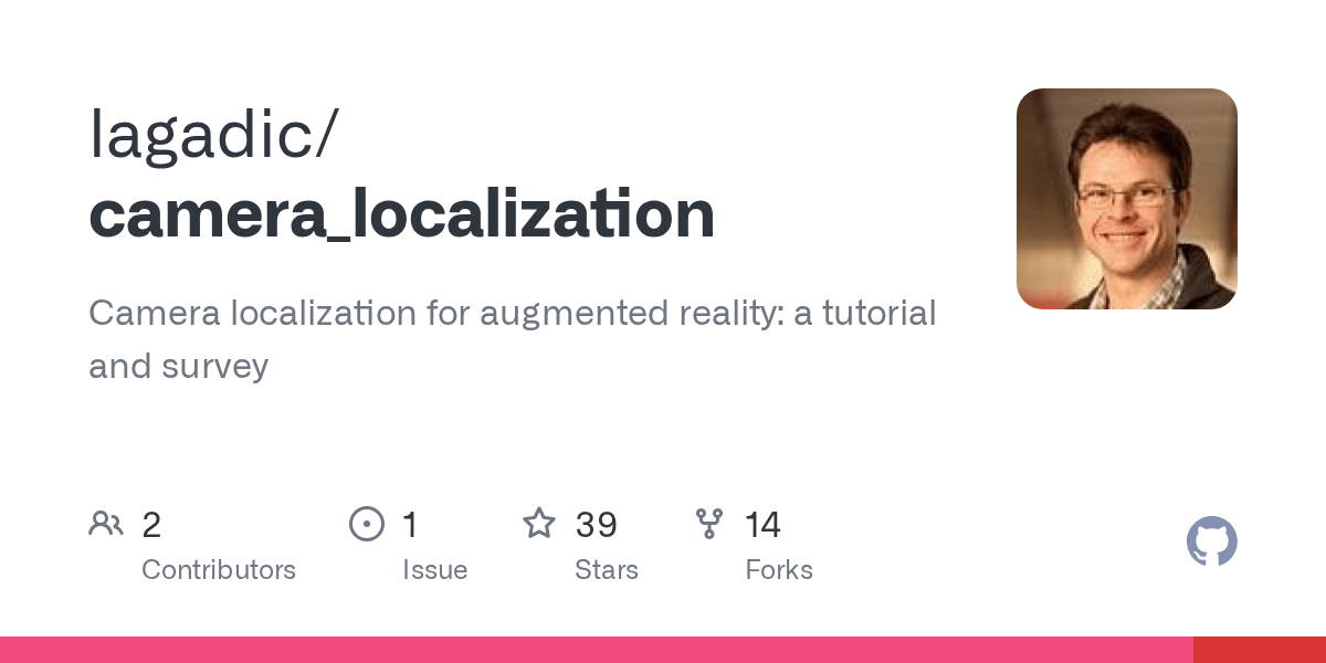 GitHub lagadic/camera_localization Camera localization for augmented