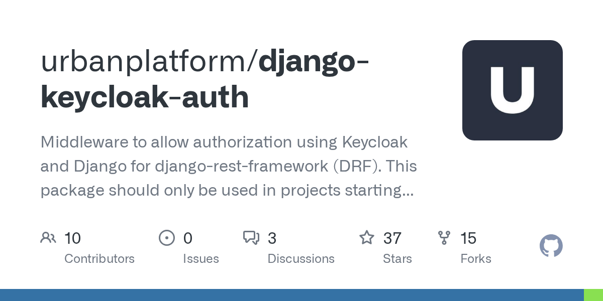 GitHub urbanplatform/djangokeycloakauth Middleware to allow