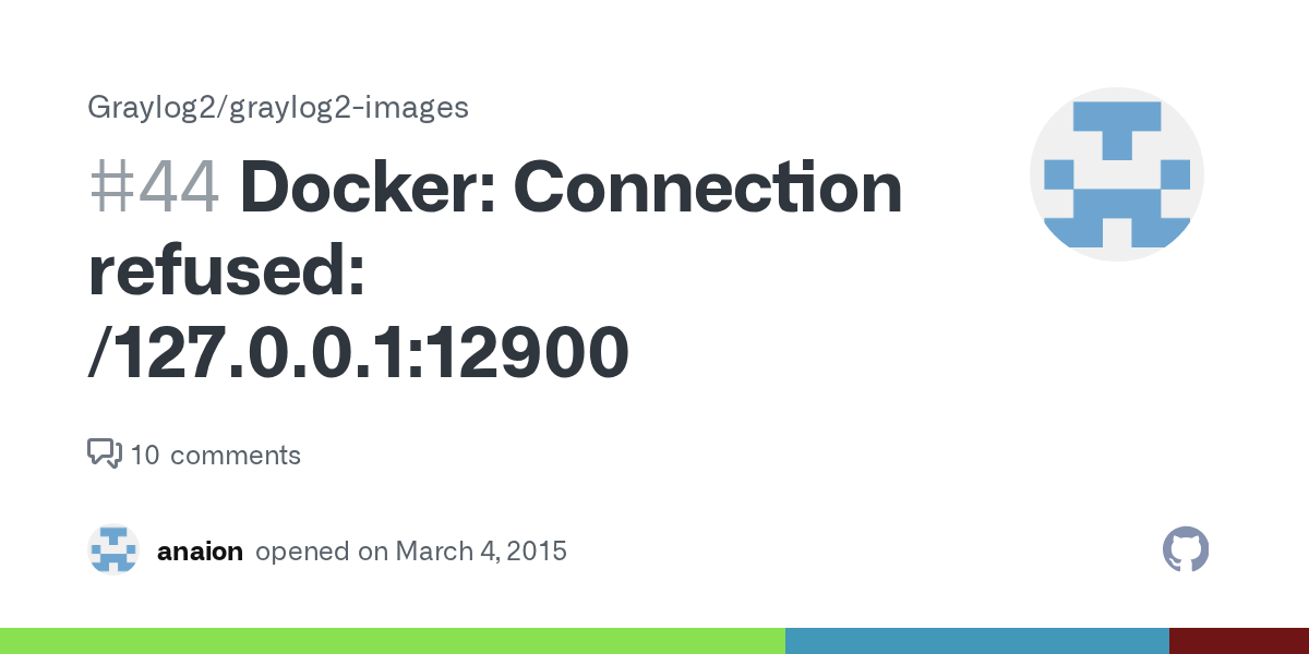 Docker Connection refused /127.0.0.112900 · Issue 44 · Graylog2