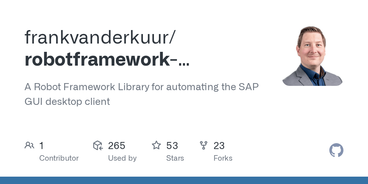 GitHub frankvanderkuur/robotframeworksapguilibrary A Robot