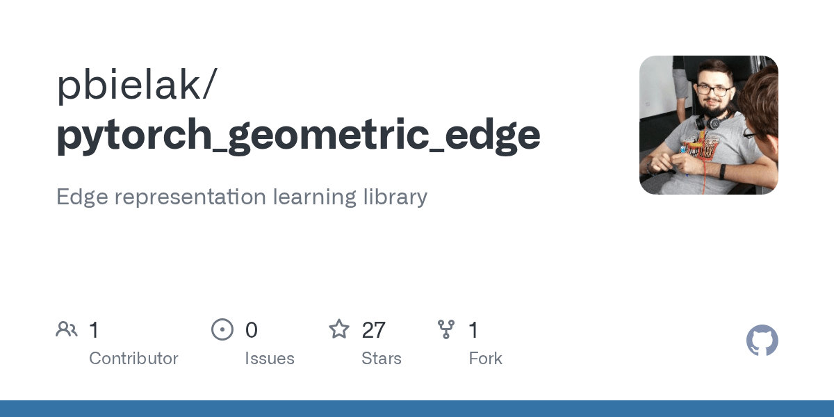 GitHub pbielak/pytorch_geometric_edge Edge representation learning