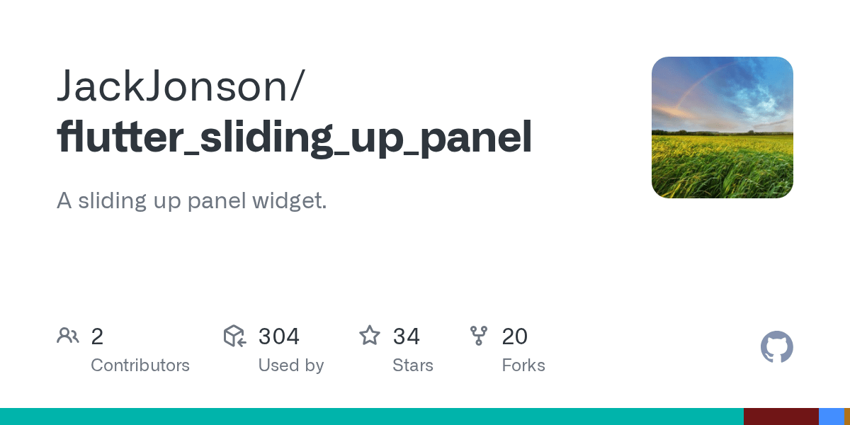 GitHub JackJonson/flutter_sliding_up_panel A sliding up panel widget.