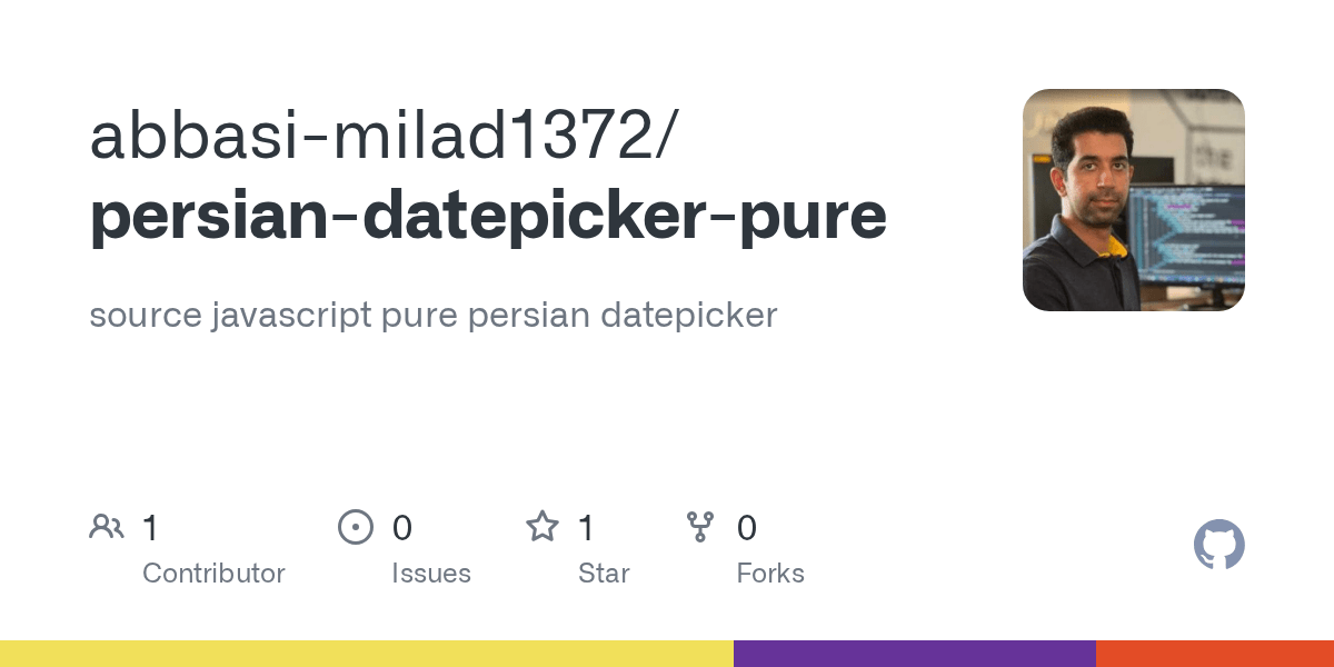 persiandatepickerpure/datepicker.html at main · abbasimilad1372