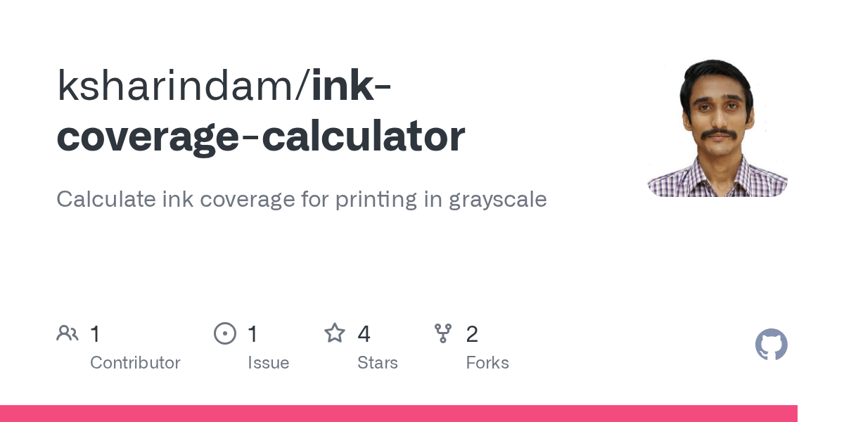 GitHub ksharindam/inkcoveragecalculator Calculate ink coverage for