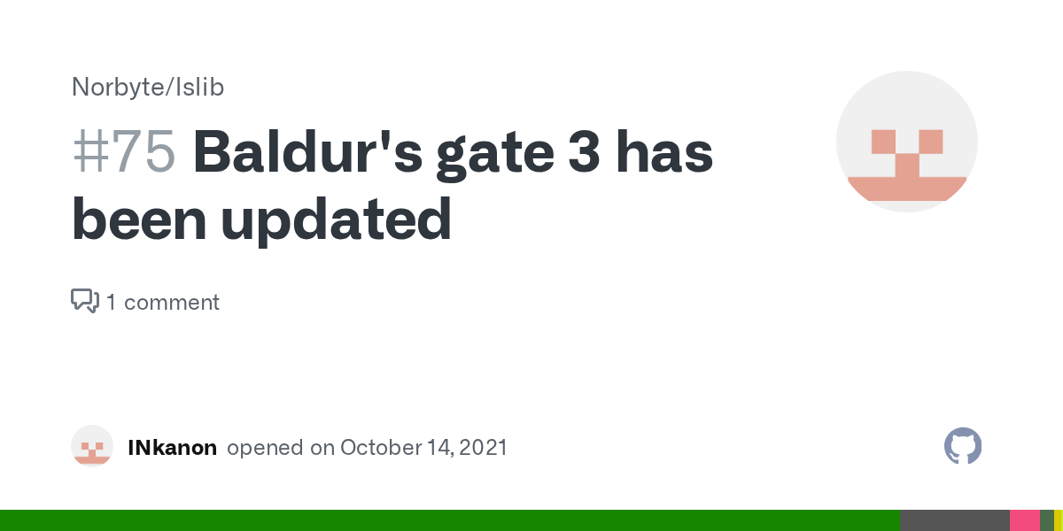 Baldur's gate 3 has been updated · Issue 75 · Norbyte/lslib · GitHub