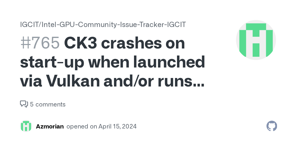 CK3 crashes on startup when launched via Vulkan and/or runs really