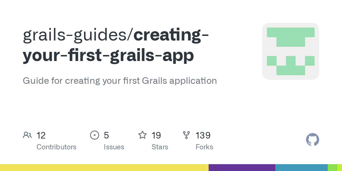 GitHub grailsguides/creatingyourfirstgrailsapp Guide for creating your first Grails