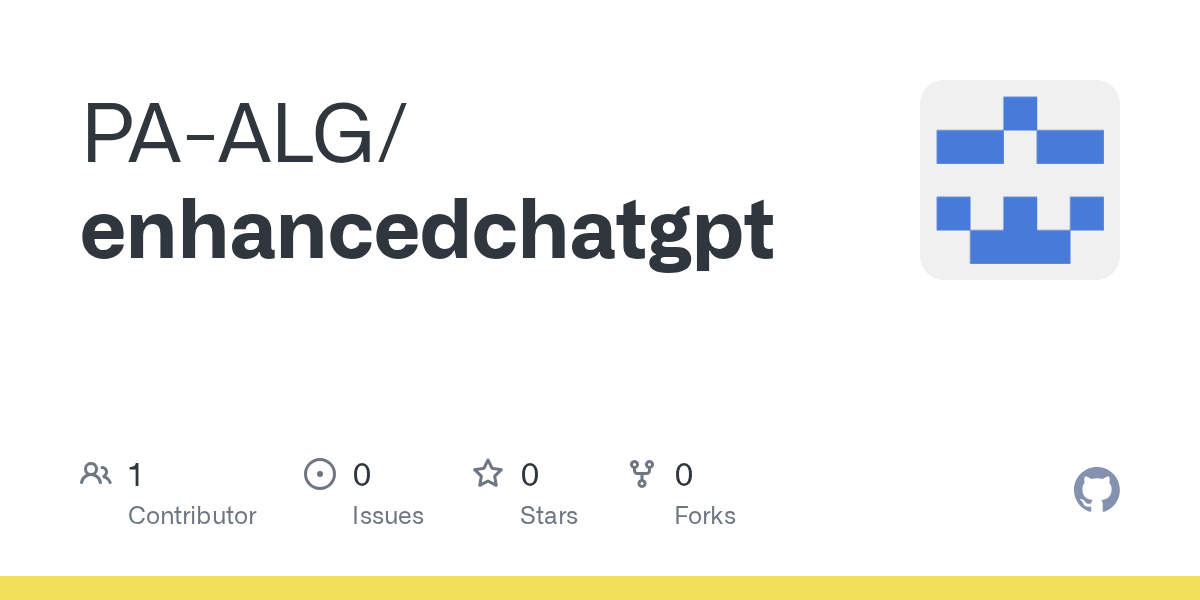 GitHub PAALG/enhancedchatgpt