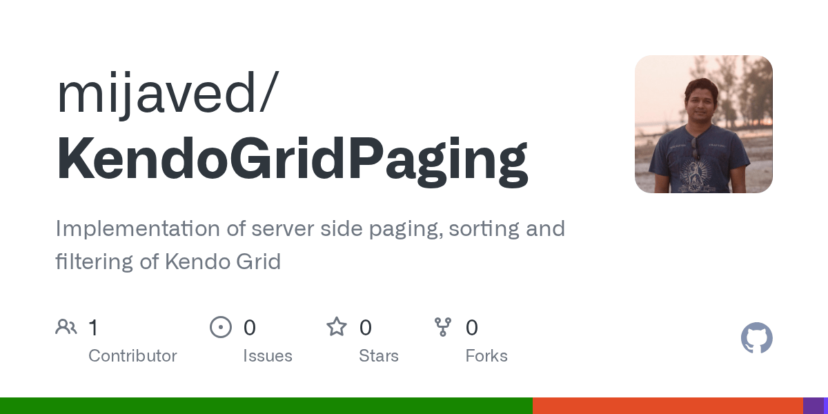 GitHub mijaved/KendoGridPaging Implementation of server side paging