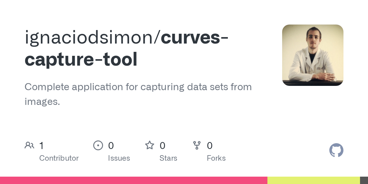 GitHub ignaciodsimon/curvescapturetool Complete application for capturing data sets from