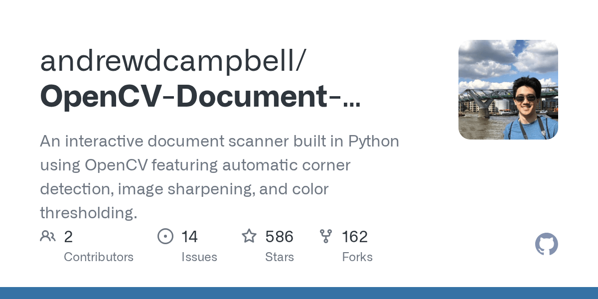 OpenCVDocumentScanner/transform.py at master · andrewdcampbell/OpenCV