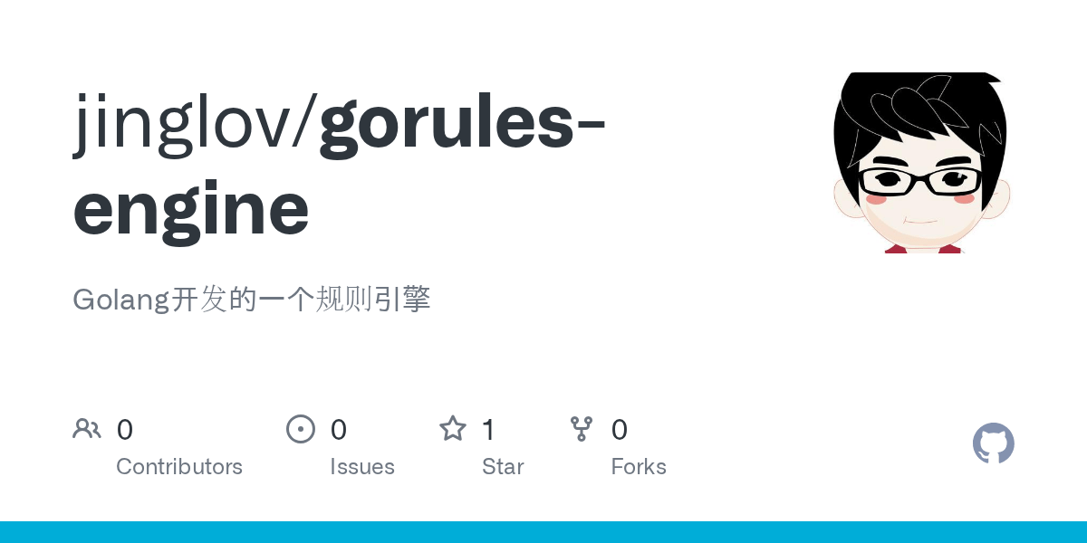 GitHub - jinglov/gorules-engine: Golang开发的一个规则引擎