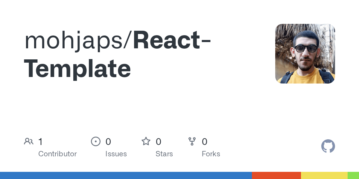 GitHub mohjaps/ReactTemplate