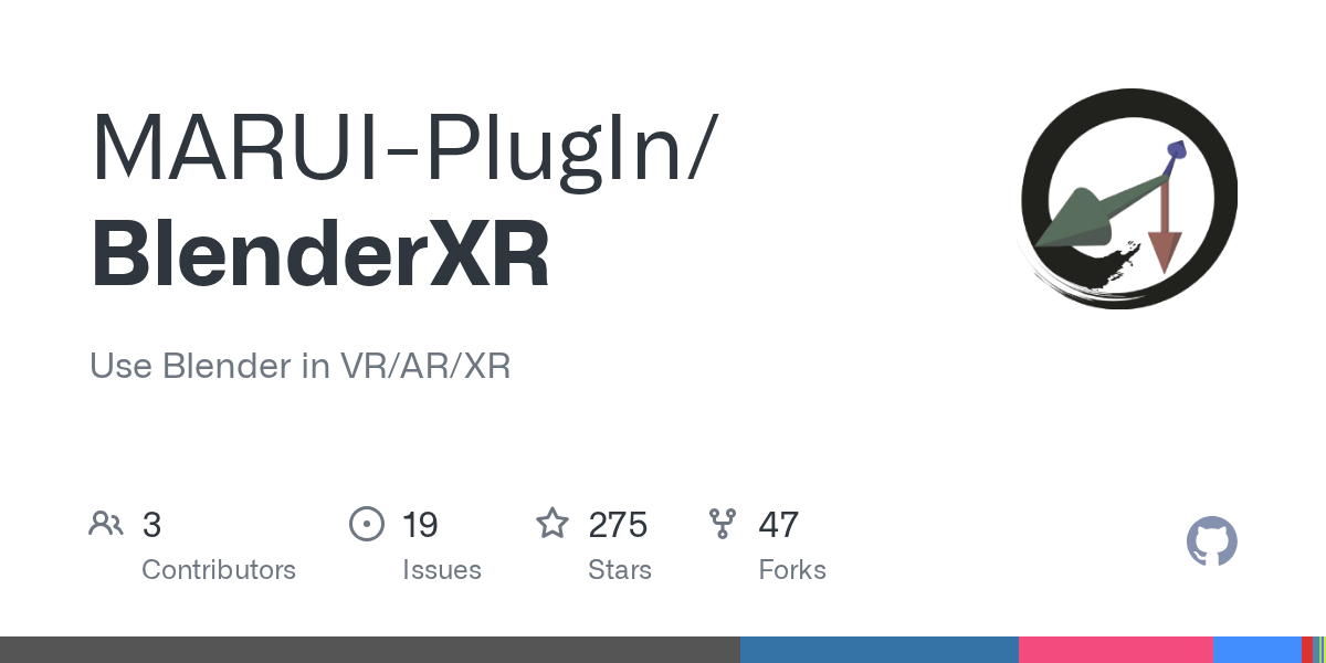 GitHub MARUIPlugIn/BlenderXR Use Blender in VR/AR/XR