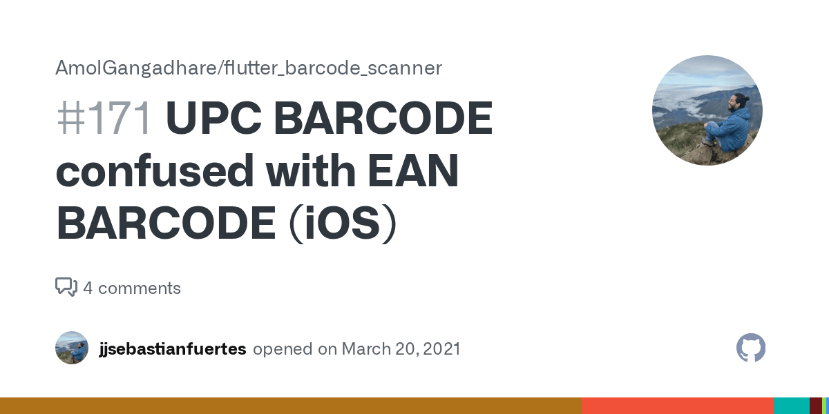 UPC BARCODE confused with EAN BARCODE (iOS) · Issue 171