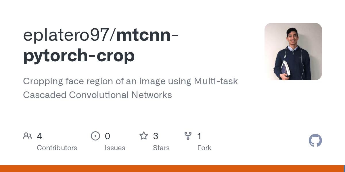 GitHub eplatero97/mtcnnpytorchcrop Cropping face region of an image using Multitask