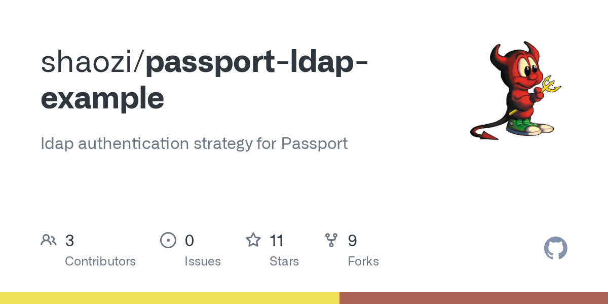 GitHub shaozi/passportldapexample ldap authentication strategy for