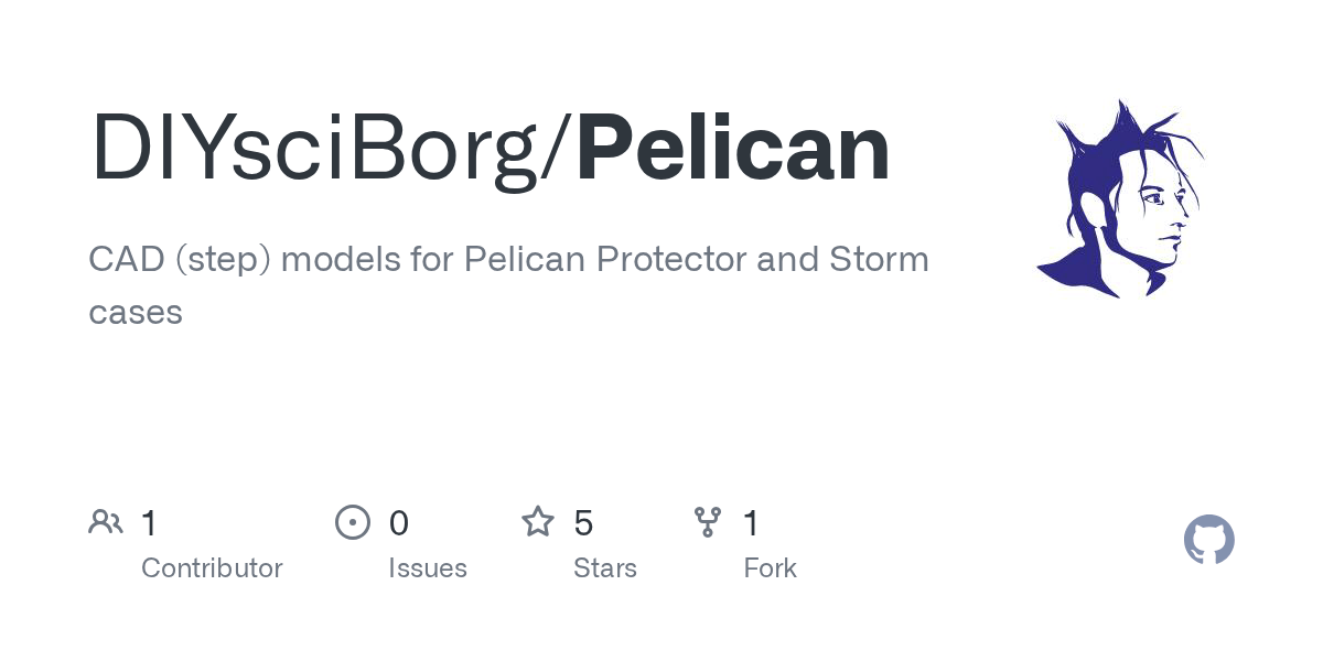 GitHub CAD (step) models for Pelican Protector