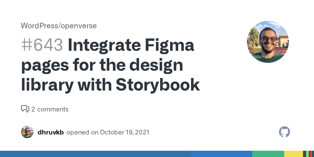 Integrate Figma pages for the design library with Storybook · Issue