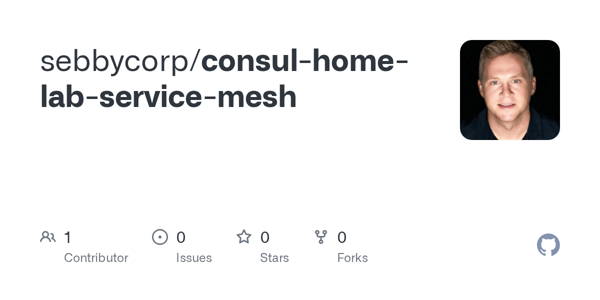 GitHub sebbycorp/consulhomelabservicemesh