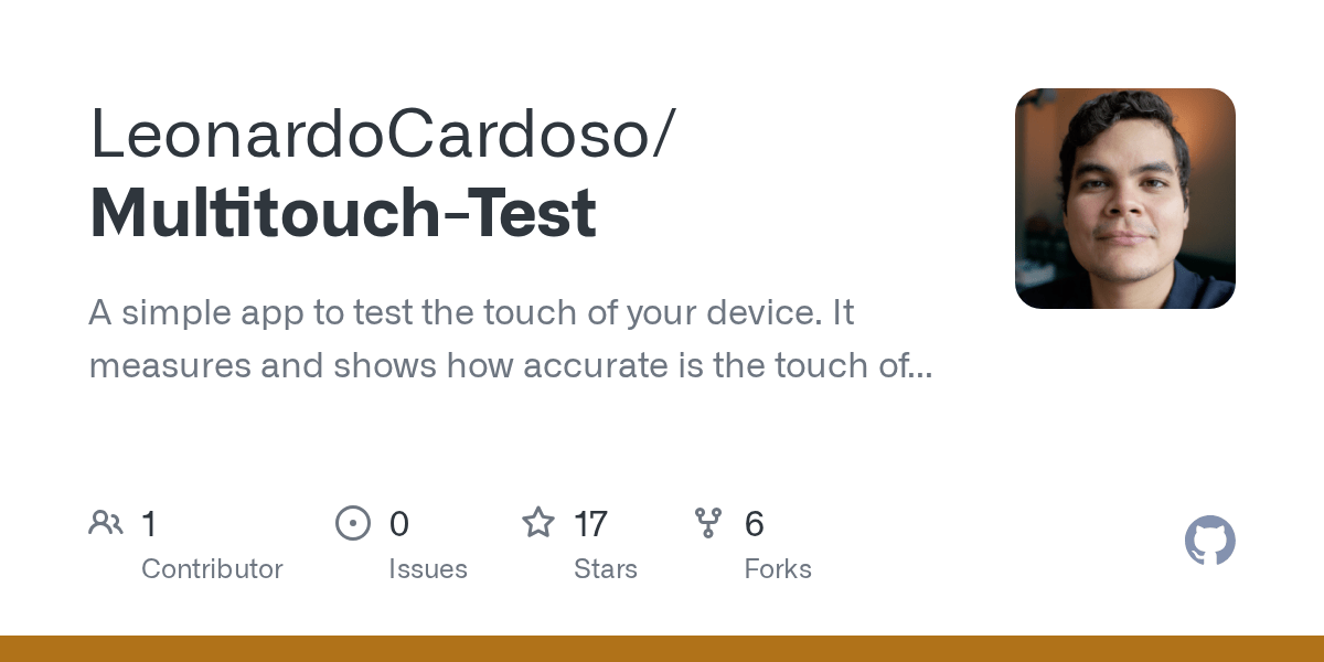 GitHub LeonardoCardoso/MultitouchTest A simple app to test the