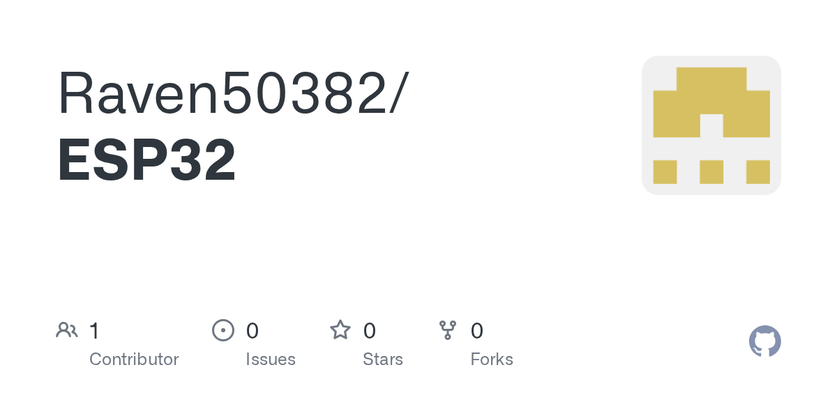 GitHub - Raven50382/ESP32