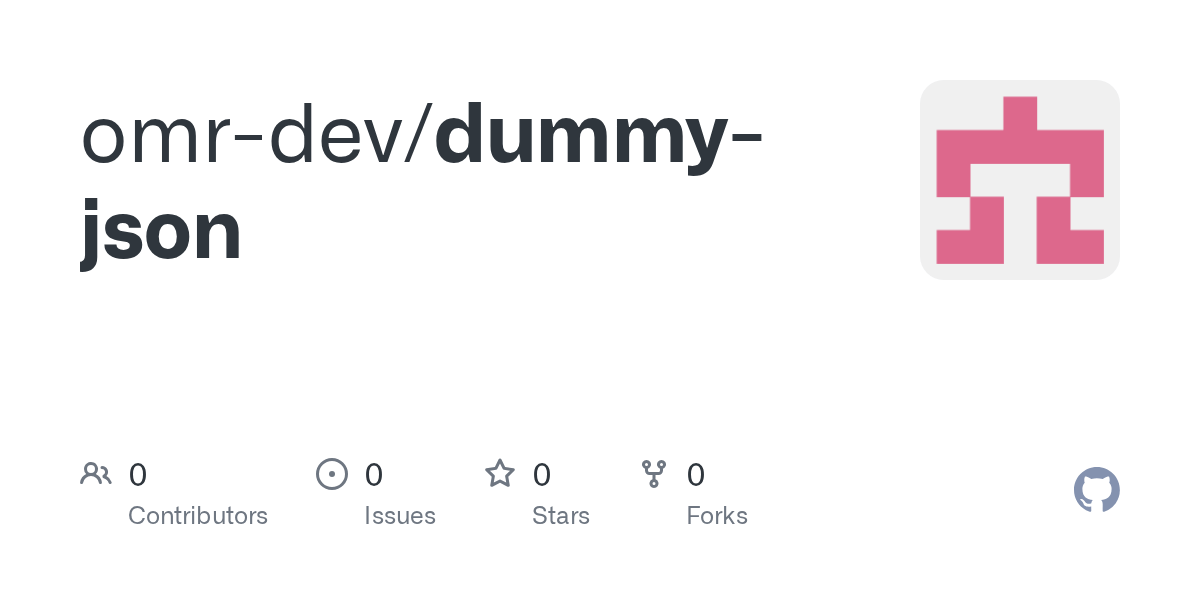 GitHub omrdev/dummyjson