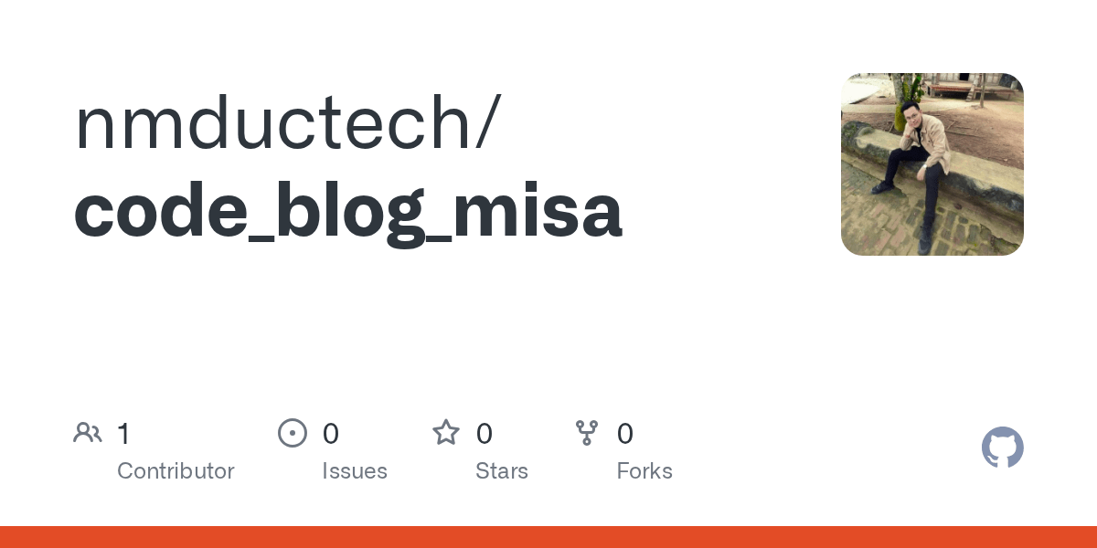 GitHub d2092001/code_blog_misa