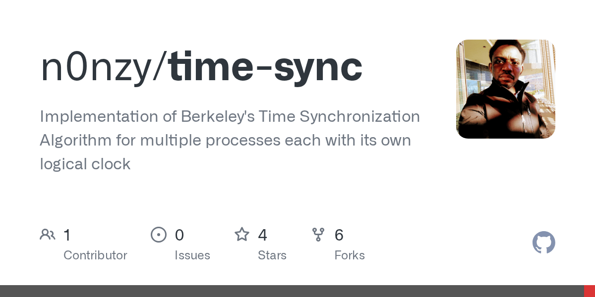 GitHub n0nzy/timesync Implementation of Berkeley's Time