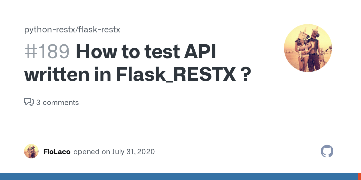 How to test API written in Flask_RESTX ? · Issue 189 · pythonrestx