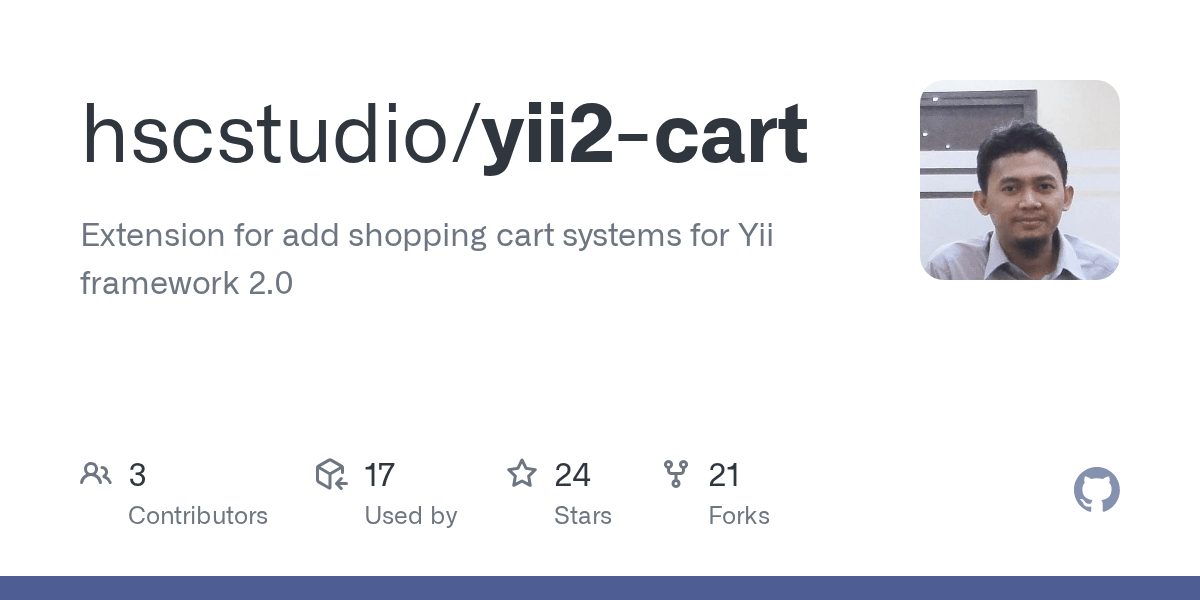 GitHub hscstudio/yii2cart Extension for add shopping cart systems
