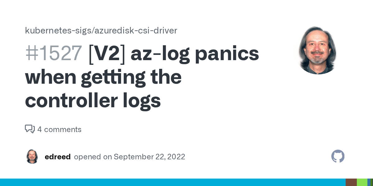 [V2] azlog panics when getting the controller logs · Issue 1527