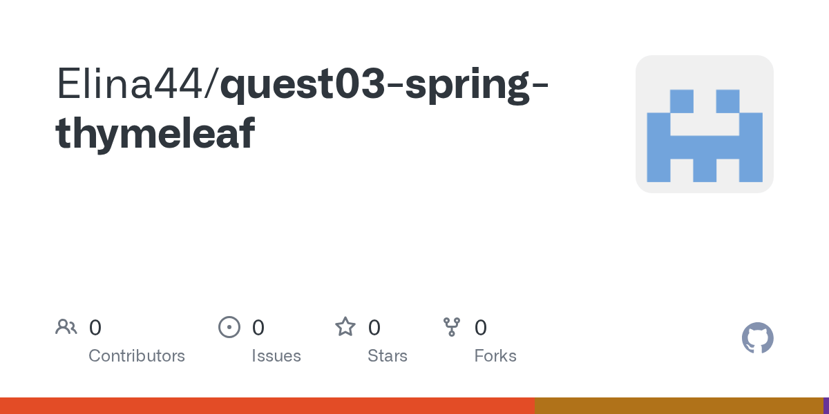 GitHub Elina44/quest03springthymeleaf