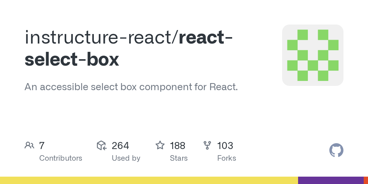 GitHub instructurereact/reactselectbox An accessible select box