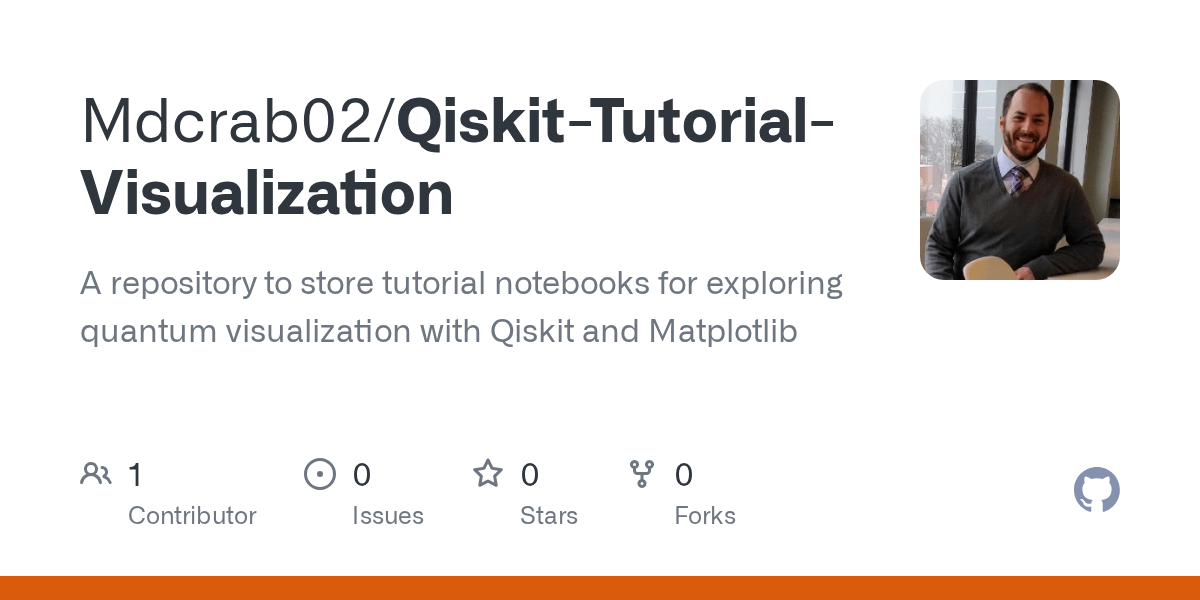 GitHub Mdcrab02/QiskitTutorialVisualization A repository to store