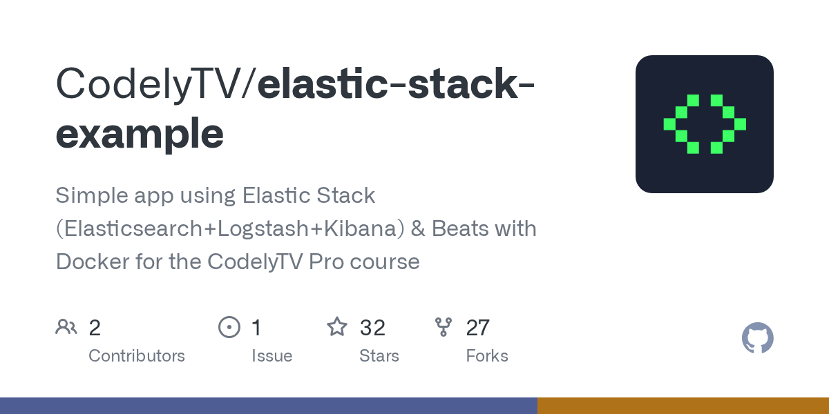 GitHub CodelyTV/elasticstackexample Simple app using Elastic Stack