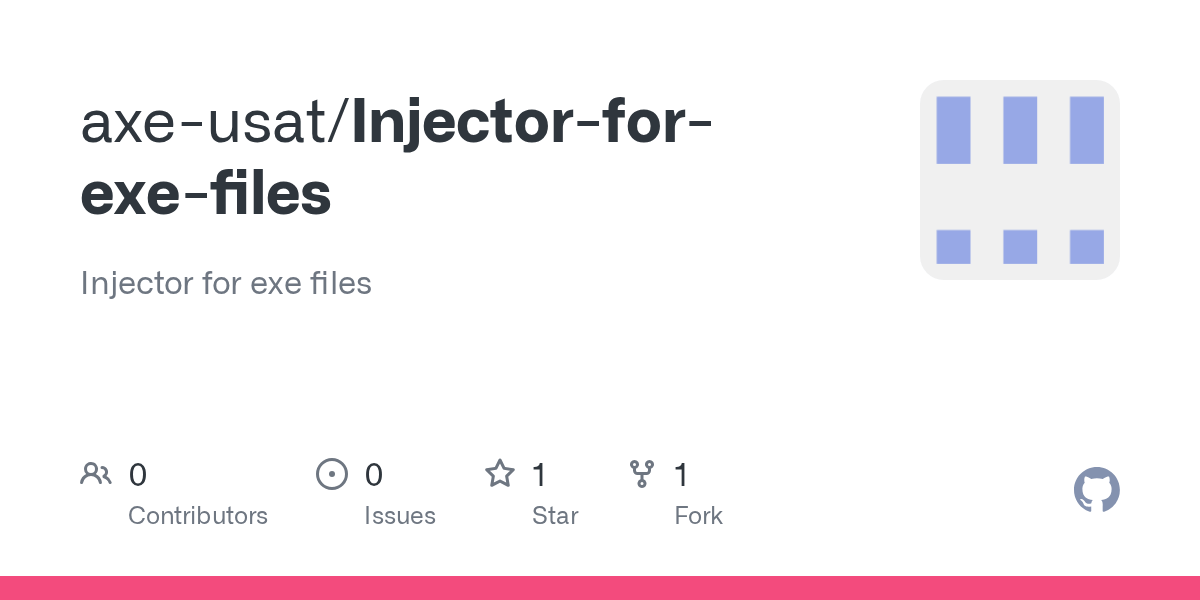 GitHub axeusat/Injectorforexefiles Injector for exe files