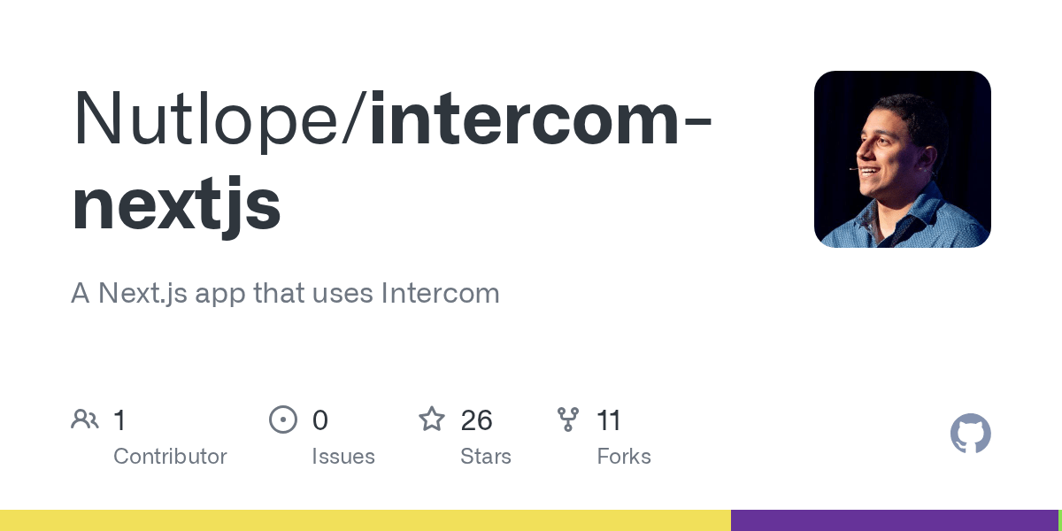 GitHub A Next.js app that uses