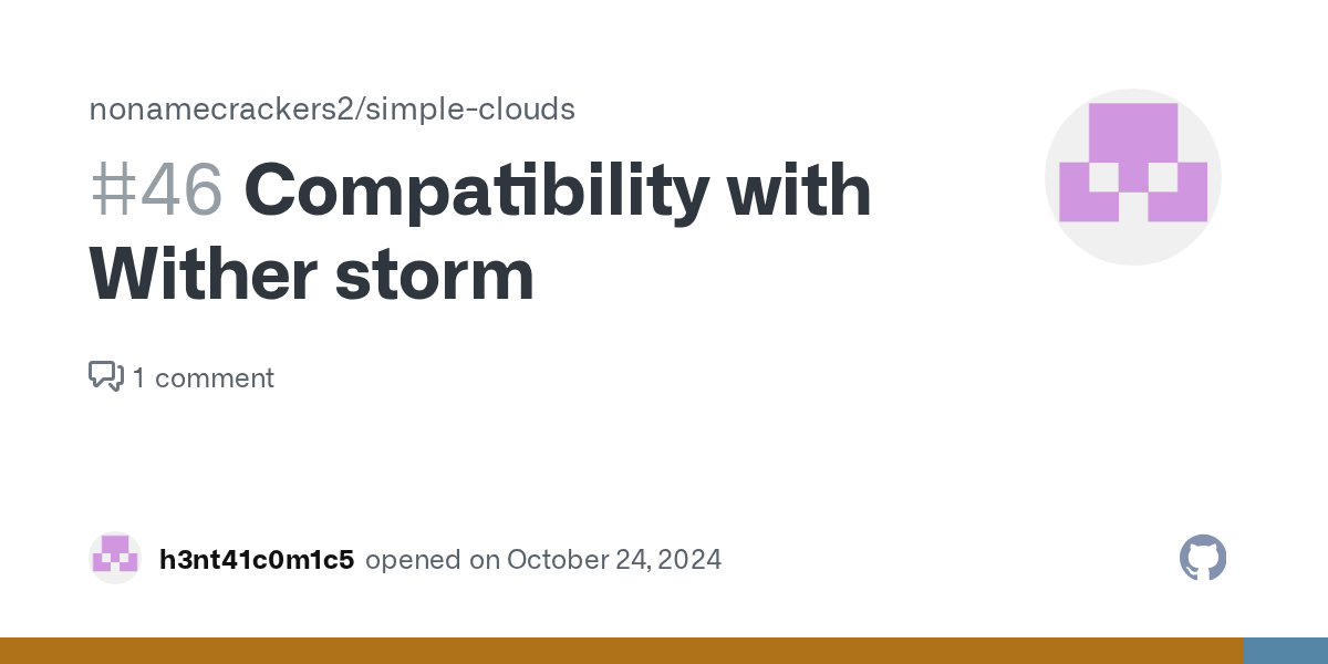 Compatibility with Wither storm · Issue 46 · nonamecrackers2/simple
