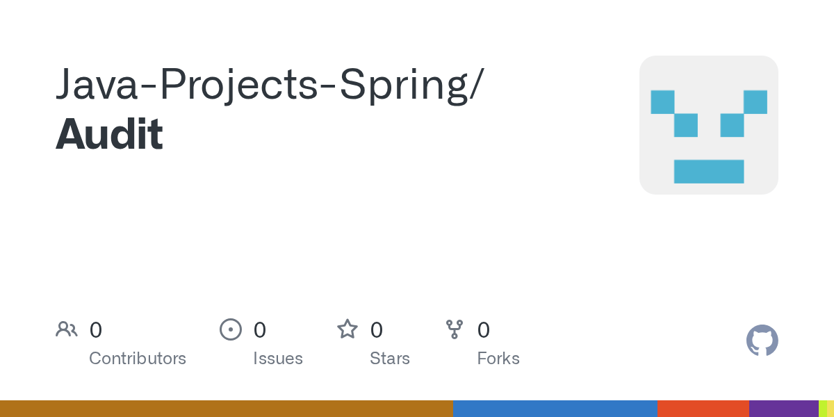 GitHub JavaProjectsSpring/Audit